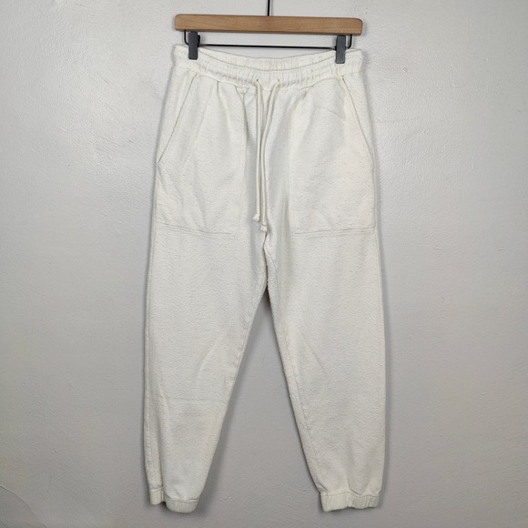 Industry of All Nations Organic Cotton Terry Joggers Size Medium Lounge Pants - Picture 1 of 8